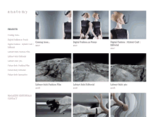 Tablet Screenshot of anatomythestudio.com